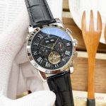 Copy Patek Philippe Complications Perpetual Calendar Black Dial 42mm watches